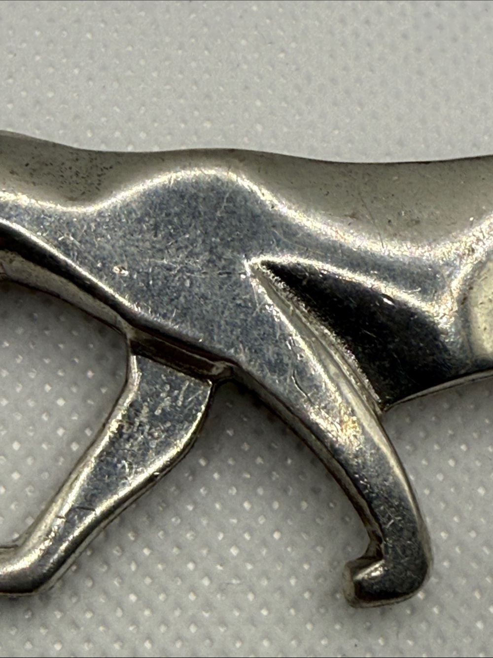 Vintage Made in England Silver Tone Panther Brooch Pin rare find - Picture 3 of 15